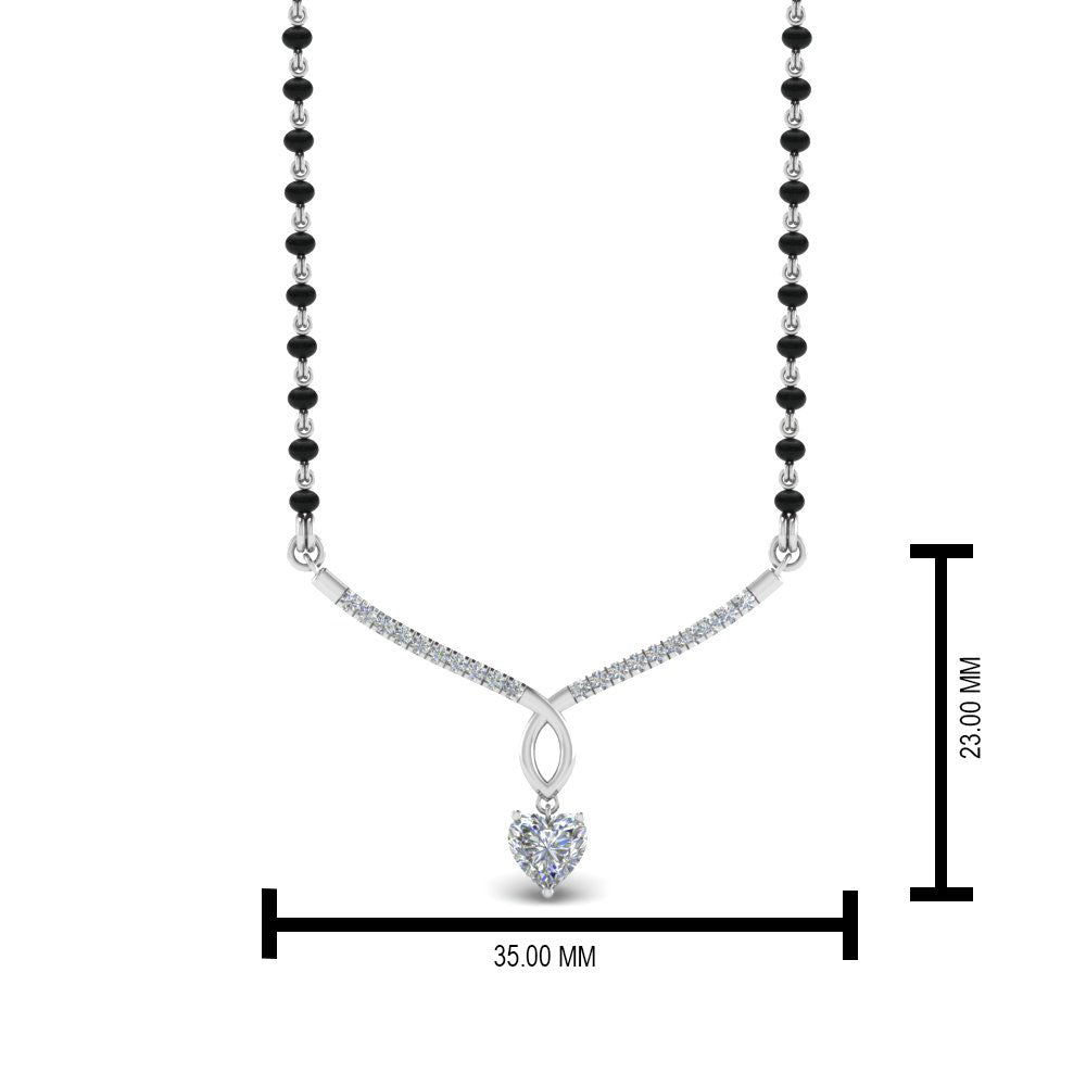 Heart-Diamond-Drop-Mangalsutra