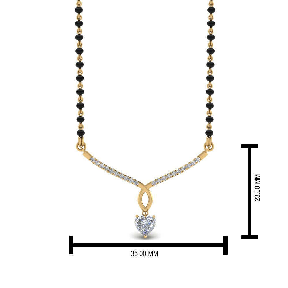 Heart-Diamond-Drop-Mangalsutra
