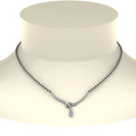 Load image into Gallery viewer, Heart-Diamond-Drop-Mangalsutra-Pendant
