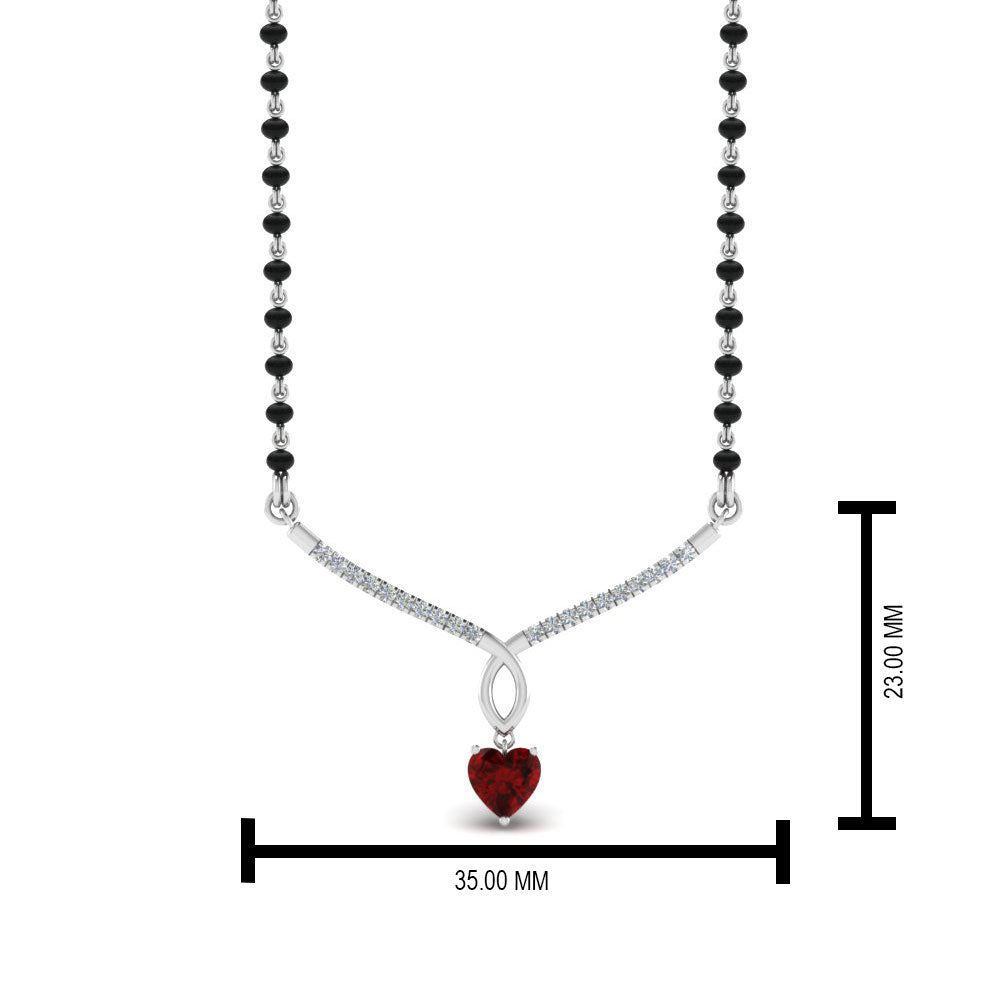 Heart-Ruby-Drop-Mangalsutra