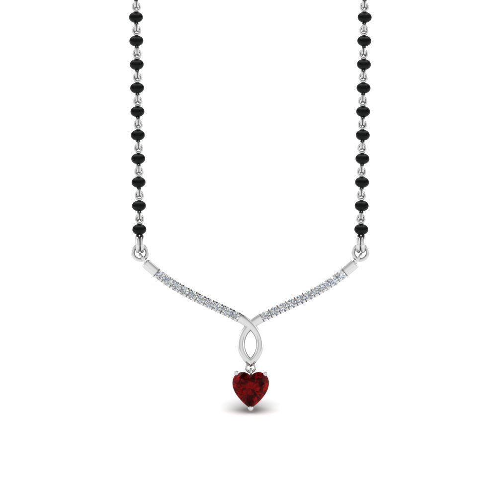 Heart-Ruby-Drop-Mangalsutra