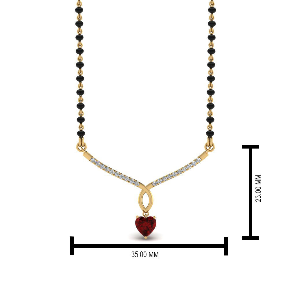 Heart-Ruby-Drop-Mangalsutra