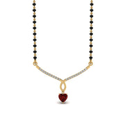 Heart-Ruby-Drop-Mangalsutra