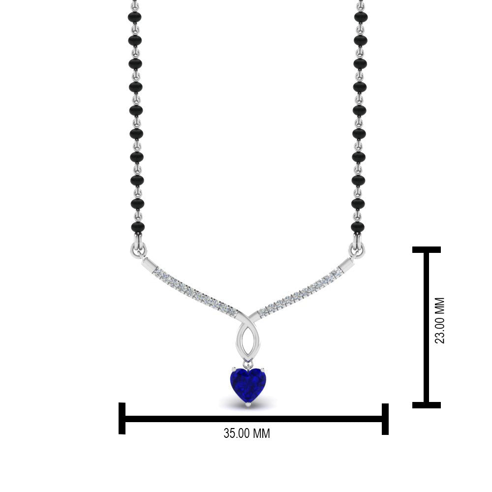 Heart-Sapphire-Drop-Mangalsutra