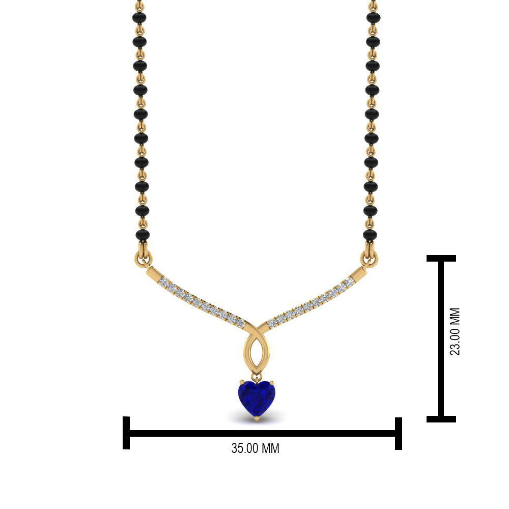 Heart-Sapphire-Drop-Mangalsutra