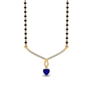 Heart-Sapphire-Drop-Mangalsutra