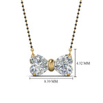 Load image into Gallery viewer, Heart-Diamond-Mangalsutra-For-Women
