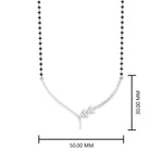 Load image into Gallery viewer, Heart-Diamond-Simple-Mangalsutra-Design
