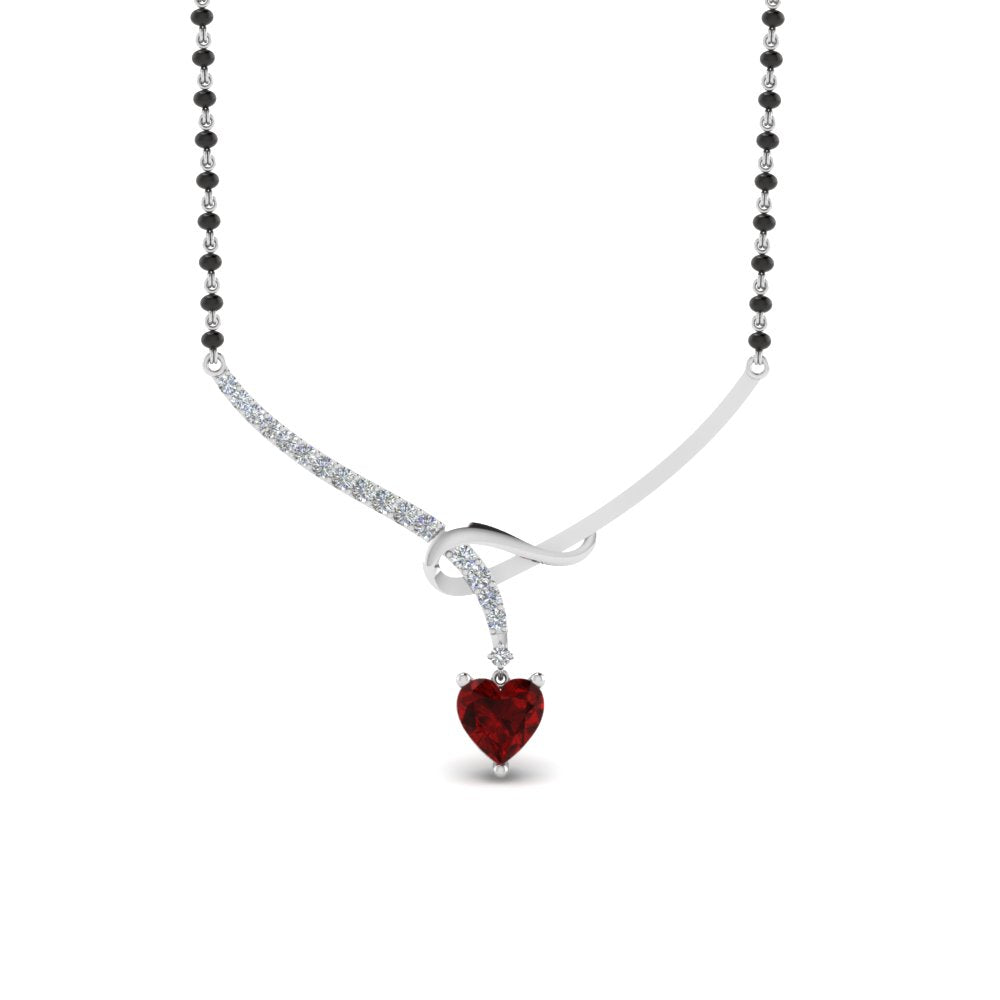 Heart-Ruby-Twist-Diamond-Mangalsutra