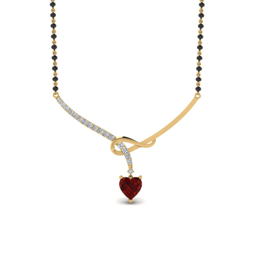 Heart-Ruby-Twist-Diamond-Mangalsutra