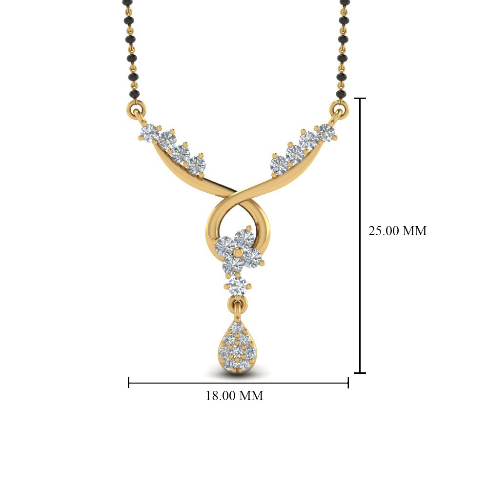 Infinity-Design-Diamond-Mangalsutra