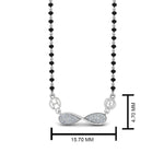 Load image into Gallery viewer, Infinity Diamond Mangalsutra Sun Sign
