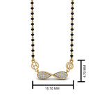 Load image into Gallery viewer, Infinity-Diamond-Mangalsutra-Sun-Sign
