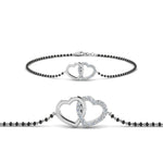 Load image into Gallery viewer, Interlocked Heart Bracelet Mangalsutra
