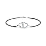 Load image into Gallery viewer, Interlocked Heart Bracelet Mangalsutra
