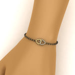 Load image into Gallery viewer, Interlocked Heart Bracelet Mangalsutra
