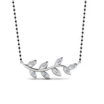 Load image into Gallery viewer, Leaf-Design-Diamond-Mangalsutra