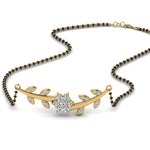 Load image into Gallery viewer, Leaves-Design-Diamond-Mangalsutra
