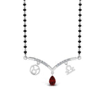 Load image into Gallery viewer, Mangalsutra-Ruby-Pendant-Zodiac-Sign