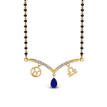 Load image into Gallery viewer, Mangalsutra-Sapphire-Pendant-Zodiac-Sign