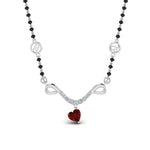 Load image into Gallery viewer, Mangalsutra-Sun-Sign-Ruby-With-Beads
