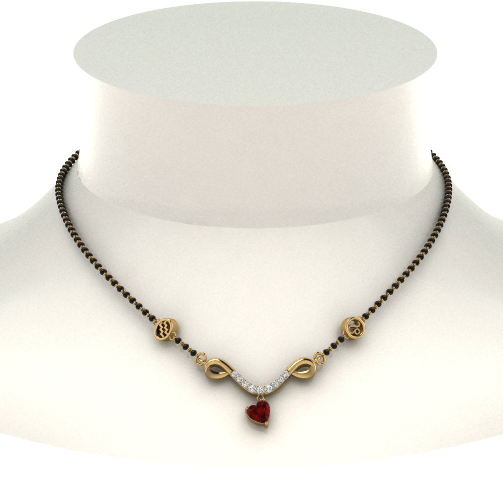 Mangalsutra-Sun-Sign-Ruby-With-Beads
