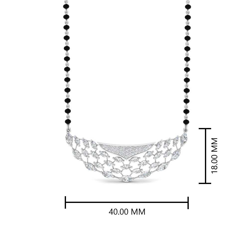 Marquise-Smile-Diamond-Mangalsutra