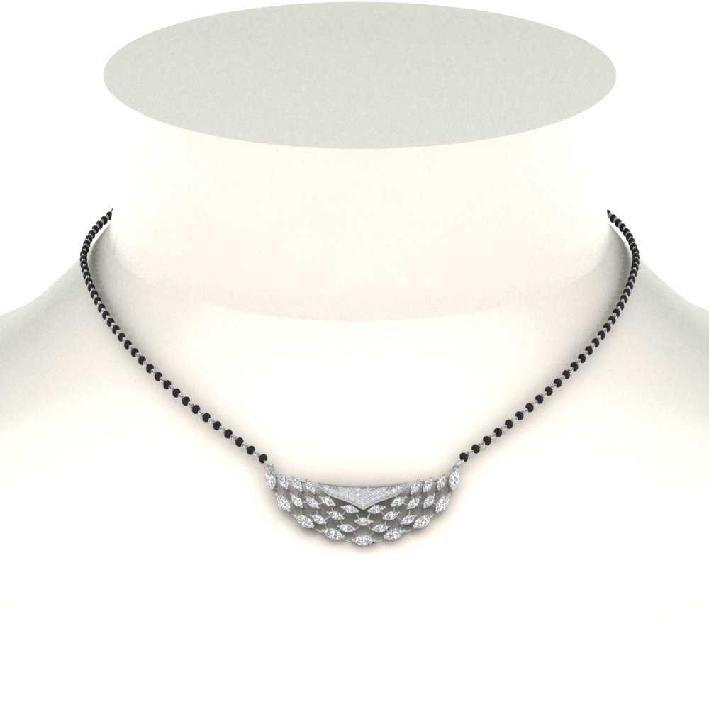 Marquise-Smile-Diamond-Mangalsutra