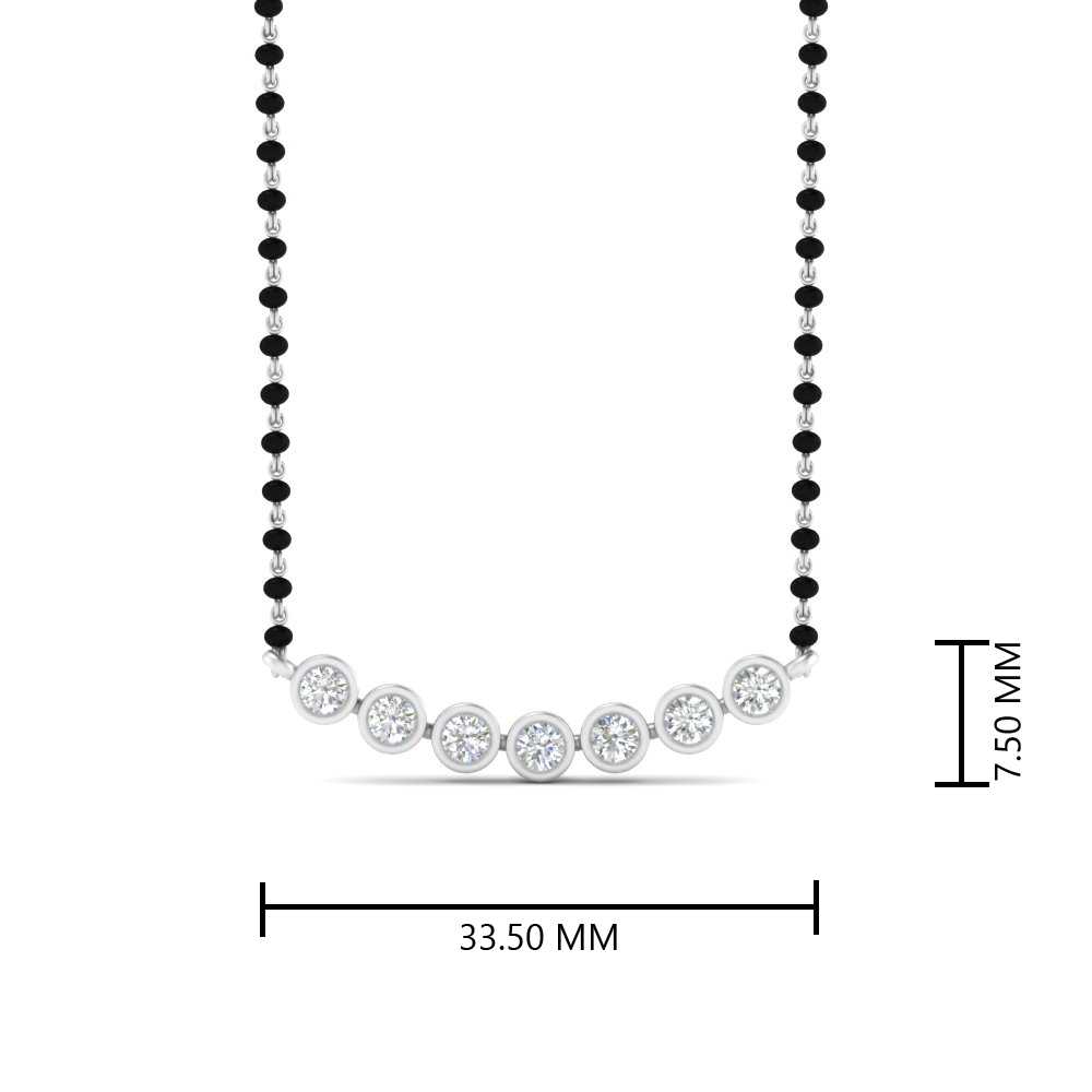 Modern-Bezel-Delicate-Diamond-Mangalsutra