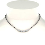 Load image into Gallery viewer, Modern-Bezel-Delicate-Diamond-Mangalsutra