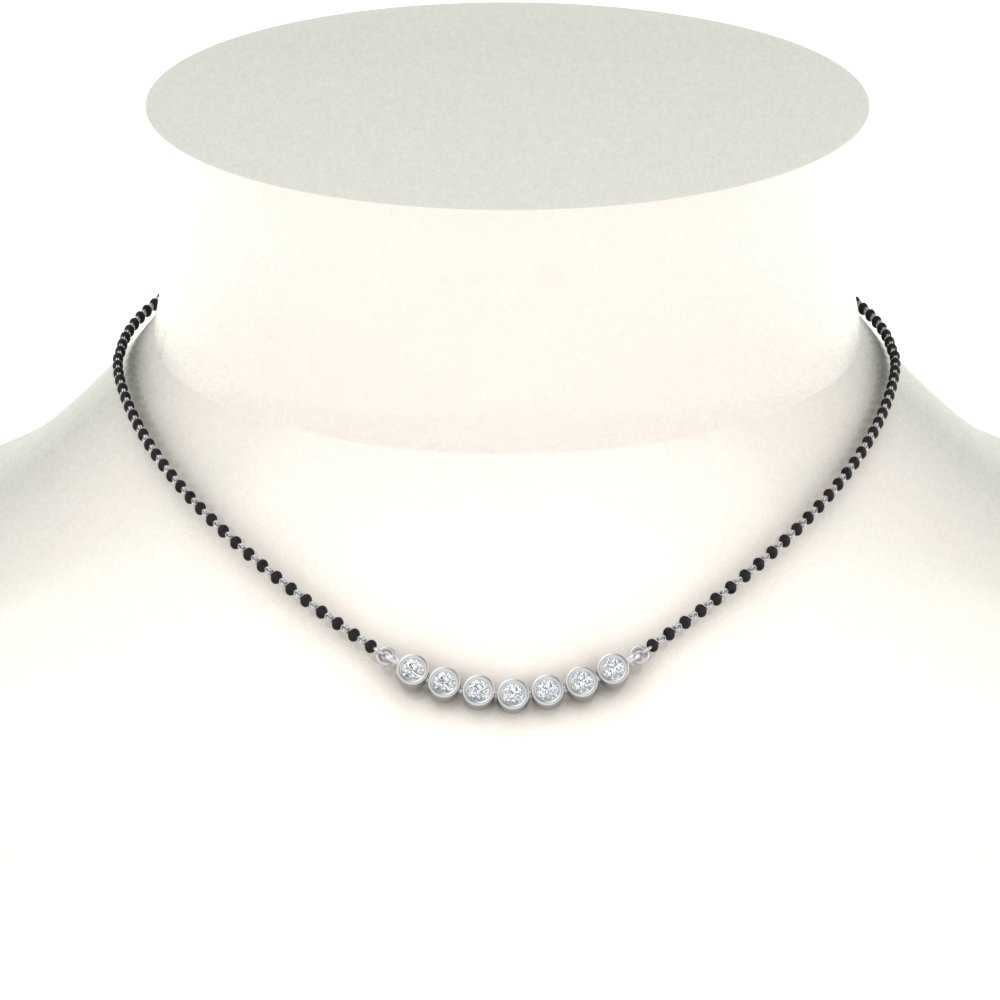Modern-Bezel-Delicate-Diamond-Mangalsutra