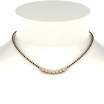 Load image into Gallery viewer, Modern-Bezel-Delicate-Diamond-Mangalsutra