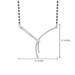 Load image into Gallery viewer, Modern-Mangalsutra-With-Diamonds
