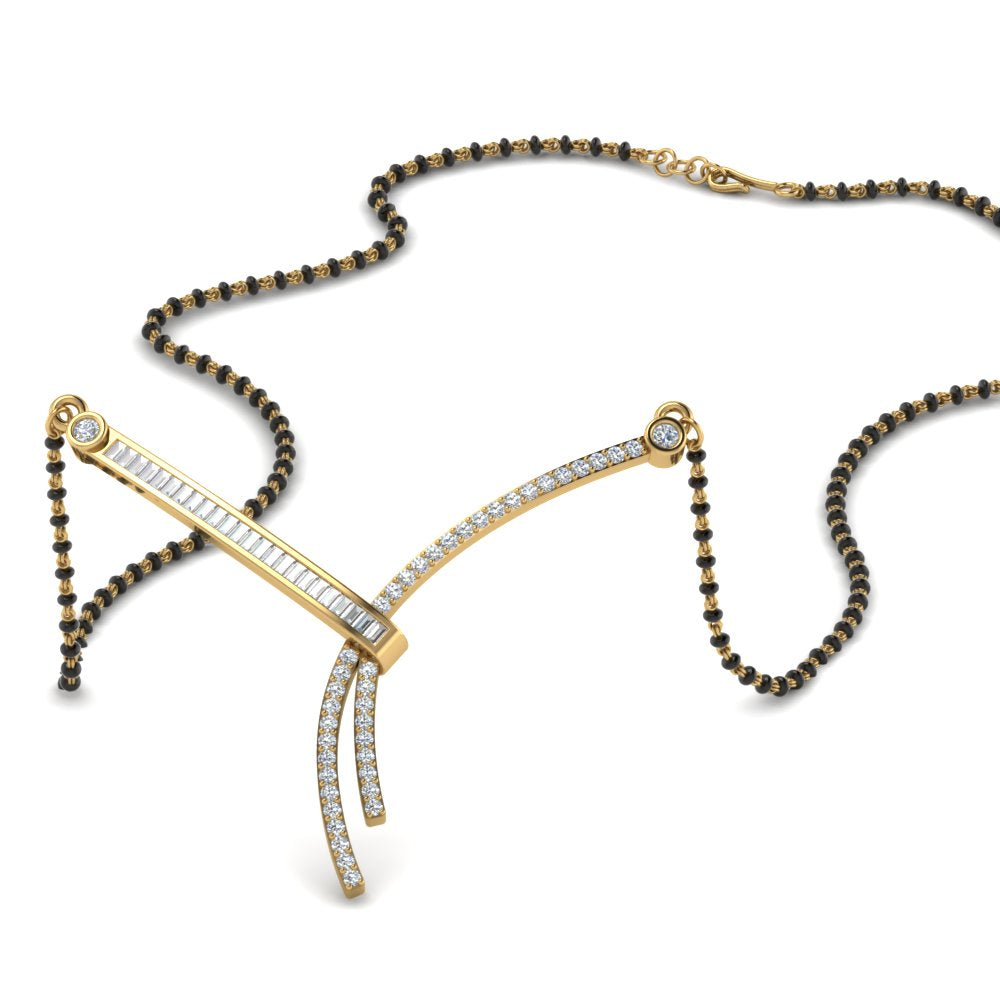 Modern-Mangalsutra-With-Diamonds