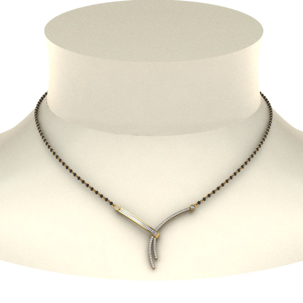 Modern-Mangalsutra-With-Diamonds