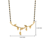 Load image into Gallery viewer, Nature Inspired Gold Mangalsutra