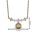 Load image into Gallery viewer, Necklace-Mangalsutra-With-Diamond