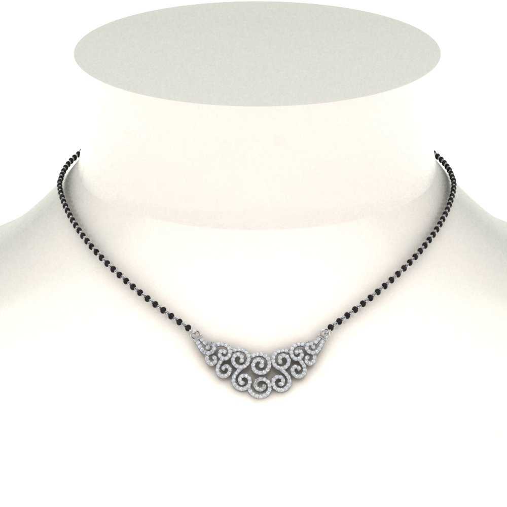 Pave-Curves-Diamond-Mangalsutra