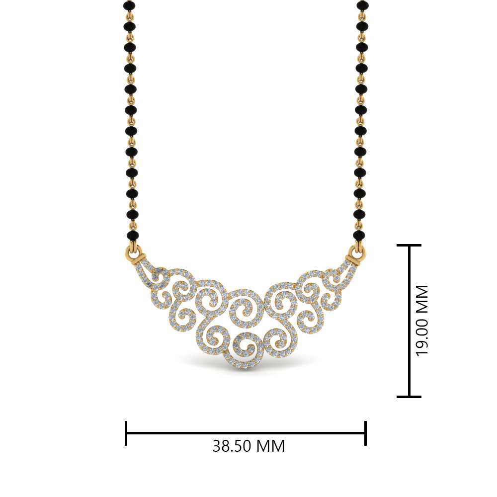 Pave-Curves-Diamond-Mangalsutra