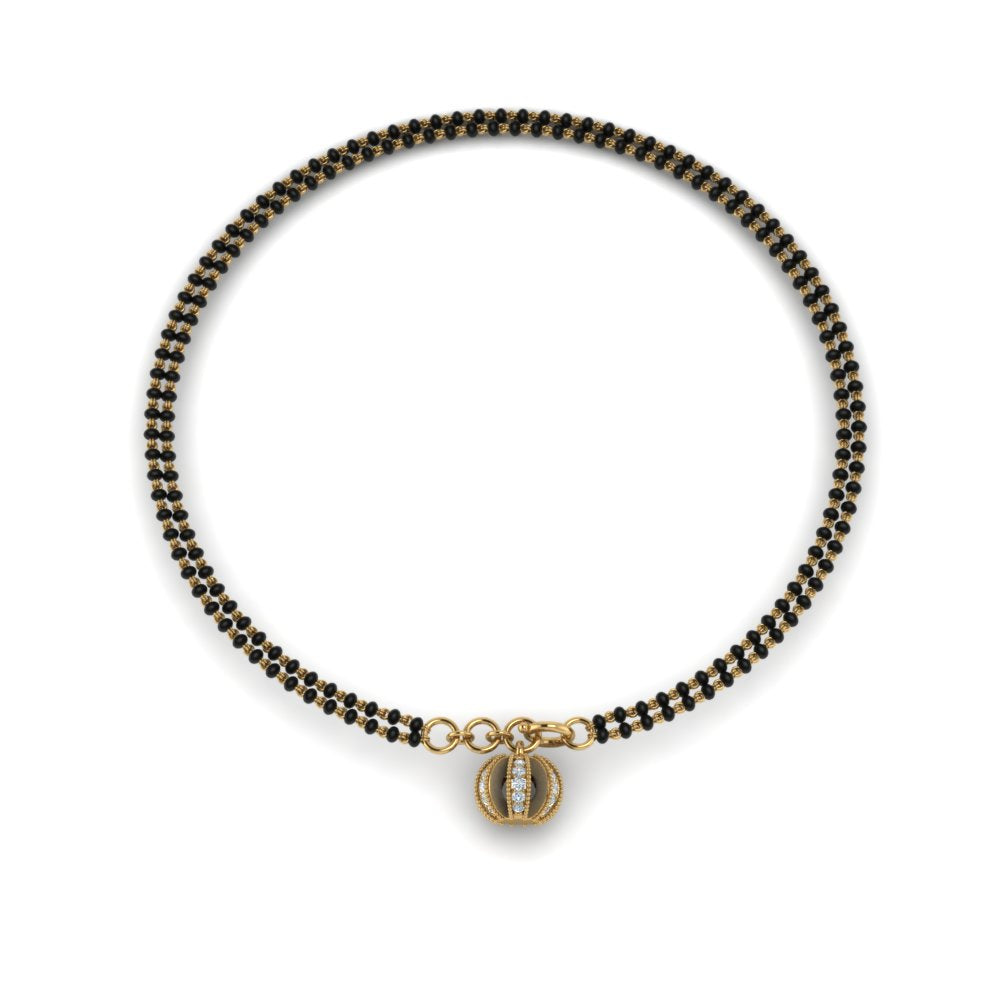 Pave Diamond Mangalsutra Bracelet