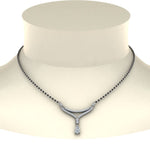 Load image into Gallery viewer, Pear-Drop-Diamond-Mangalsutra-Necklace
