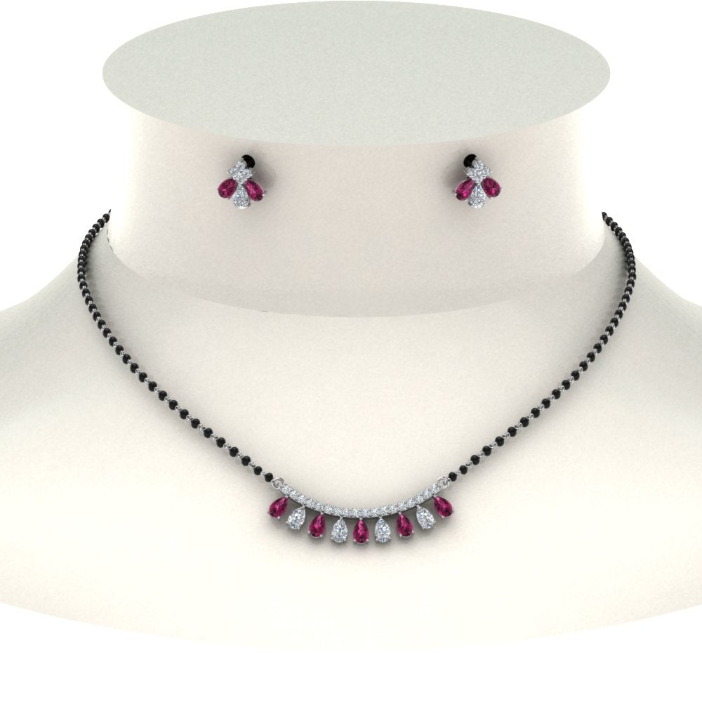 Peardrop-Diamond-Mangalsutra-Set-With-Pink-Sapphire