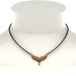 Load image into Gallery viewer, Pink-Sapphire-Filigree-Tanmaniya-Mangalsutra
