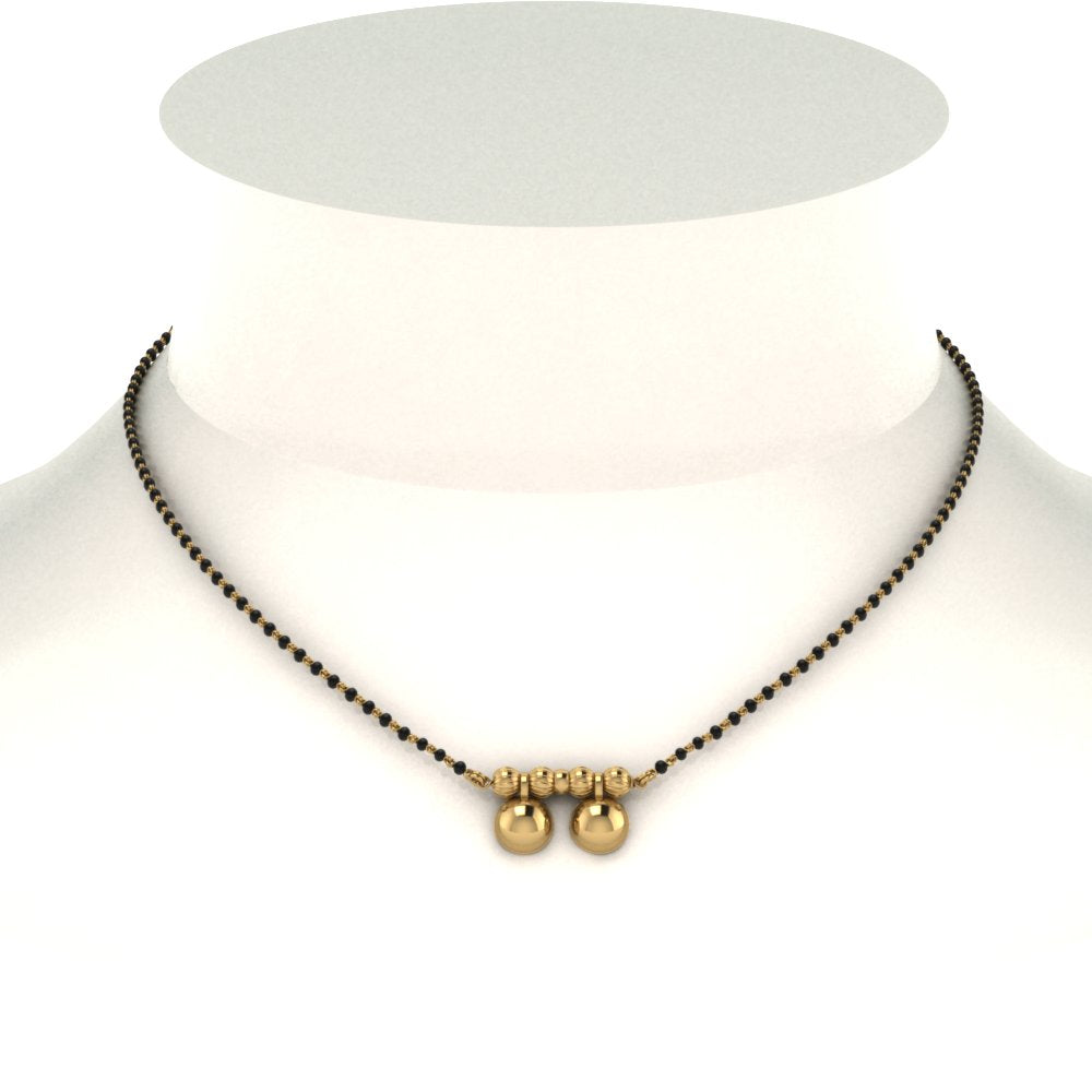 Plain Wati Mangalsutra Necklace