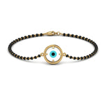Load image into Gallery viewer, Round Evil Eye Bracelet Mangalsutra
