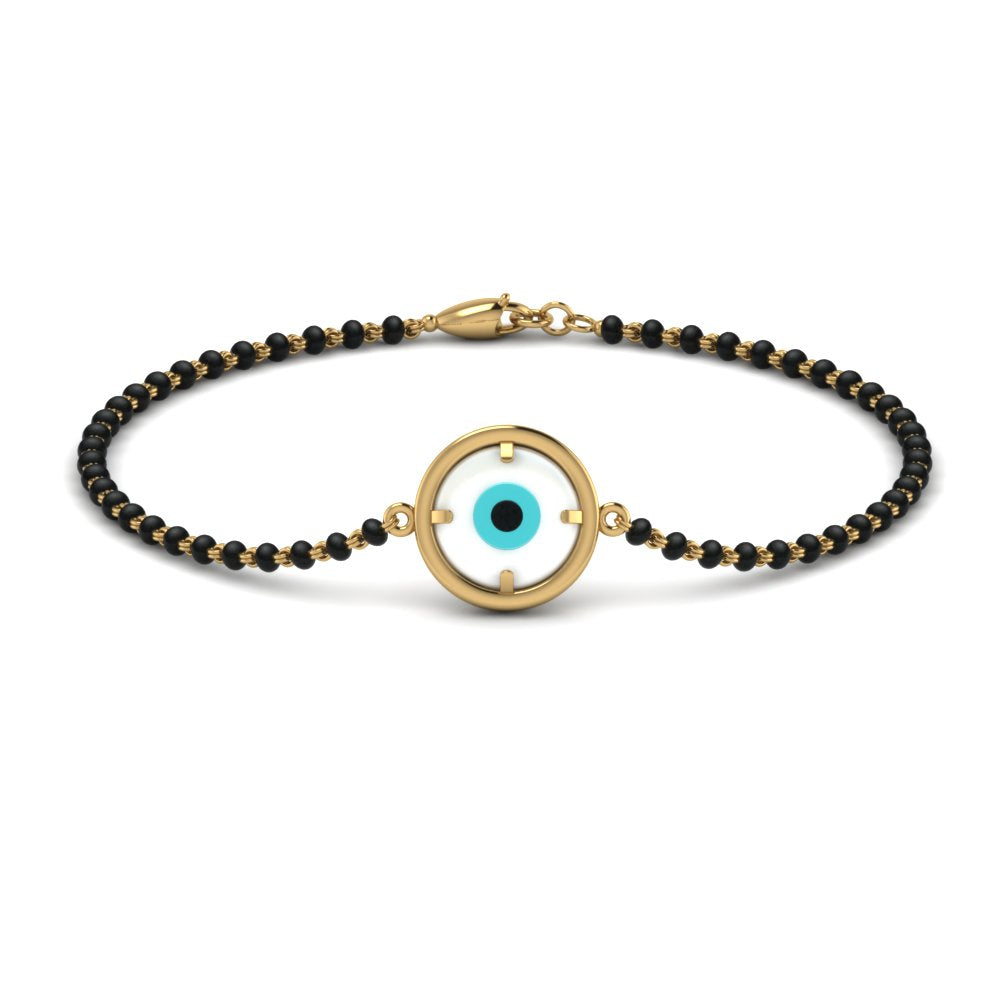 Buy Evil Eye with Star Mangalsutra bracelet Online - Unniyarcha