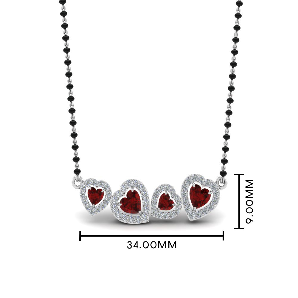 Ruby-Heart-Halo-Diamond-Mangalsutra