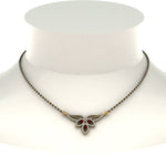 Load image into Gallery viewer, Ruby-Petal-Mangalsutra-Pendant
