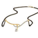 Load image into Gallery viewer, Short-Diamond-Mangalsutra
