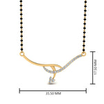 Load image into Gallery viewer, Short-Diamond-Mangalsutra
